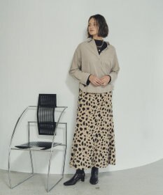 YECCA VECCA アニマル柄プリントマーメイドスカート