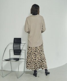 YECCA VECCA アニマル柄プリントマーメイドスカート