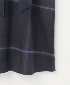 J.PRESS LADIES L 【洗える】テトロンレーヨン/ウール milledタータン ワンピース