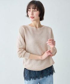 ANY アクリルガーターニット