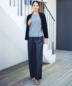 自由区 【SHIHOさん着用・セットアップ対応】ハイカウントブロードワイド ベイカーパンツ