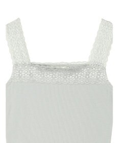 earth music&ecology レーススクエアキャミソール