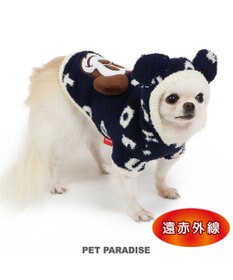 PET PARADISE ディズニー ミッキー 遠赤外線 ルームパーカー 《ロゴ柄》 小型犬