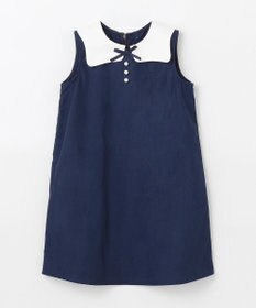 組曲 KIDS 【110-140㎝】カーブカラー ワンピース