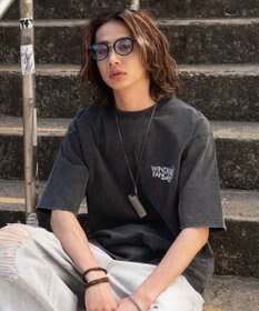 WEGO 【ユニセックス着用ITEM/MLサイズ展開】ブリーチヴィンテージグラフィックT（SS）