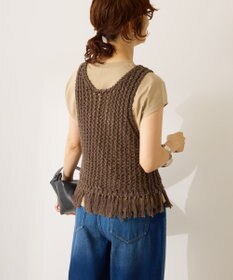 AMERICAN HOLIC 【前後2WAY】フリンジショートベスト