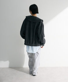 Green Parks ・ＤＯＵＢＬＥ　ＦＬＡＧＳ　フリルカラーＧジャン