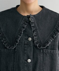 Green Parks ・ＤＯＵＢＬＥ　ＦＬＡＧＳ　フリルカラーＧジャン