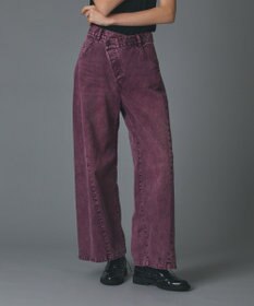GRACE CONTINENTAL ラップ2wayデニムパンツ