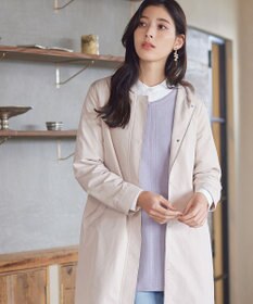 Tiaclasse 【洗える】Vネックラウンドヘムニットチュニック