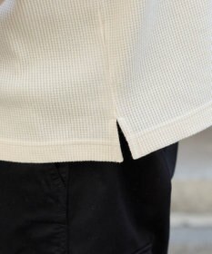 WEGO 【ユニセックス着用ITEM/MLサイズ展開】ワッフルラインポロ