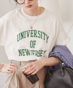 WEGO 【ANGIE VINTAGE】カレッジロゴプリントTee