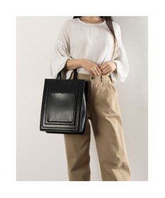 UNBILLION カシュカシュ cachecache / パネル型押し2wayトート