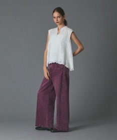 GRACE CONTINENTAL ラップ2wayデニムパンツ