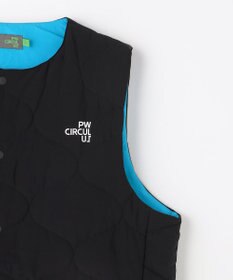 PW CIRCULUS 【撥水加工 / ストレッチ】【MEN】キルティング中綿インナーベスト ゴルフ