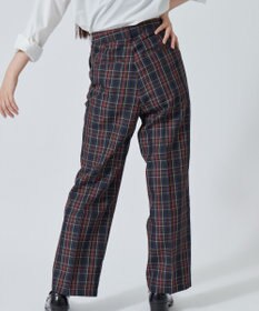 WEGO 【SCHOOL ITEM】スクールチェックスリムスラックス