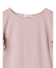 earth music&ecology フリルスリーブカットソー