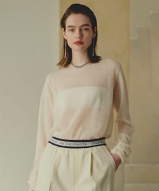 BEIGE， PROTAGONISTA / シアーモヘアニット