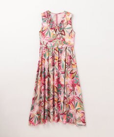 GRACE CONTINENTAL リーフプリントワンピース