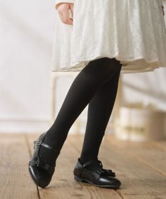 組曲 KIDS 【18-24㎝】かんたんストラップ バレエシューズ