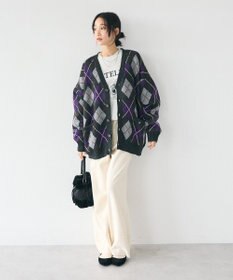 CRAFT STANDARD BOUTIQUE アーガイル柄カーディガン