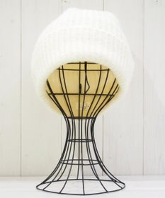 石田製帽 モヘア ホールガーメントシャロット ニット帽