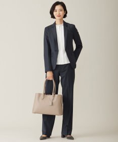 J.PRESS LADIES 【A4サイズ収納可・PC収納可】ポケット 通勤 トート バッグ