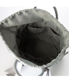 UNBILLION カシュカシュ cachecache / 下がりグログラン柄編みトート カゴバッグ