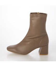 MODE ET JACOMO <carino>【レイン対応】ストレッチヒールブーツ （ブラック）