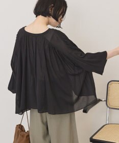 AMERICAN HOLIC スキッパーギャザーブラウス