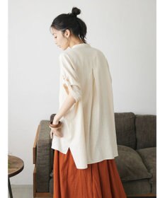 CRAFT STANDARD BOUTIQUE 【キナリノ別注】リネンレーヨンWポケットシャツ