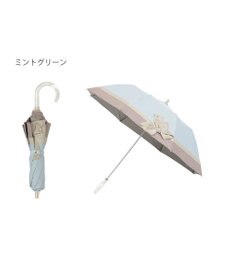MOONBAT 【遮光/晴雨兼用日傘】LANVIN en Bleu (ランバン オン ブルー)ビジューリボン 遮熱 UV 折りたたみ傘 楽折