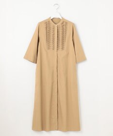 23区 【Indian Factory】コットンポプリン タックディテール シャツワンピース