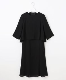 自由区 FORMAL 【洗える】セオアルファバラシャ ウォッシャブル ワンピース