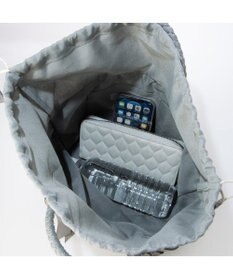 UNBILLION カシュカシュ cachecache / 下がりグログラン柄編みトート カゴバッグ