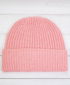 石田製帽 モヘア ホールガーメントシャロット ニット帽