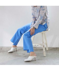 MODE ET JACOMO <MODE ET JACOMO>オブリークトゥミュールパンプス