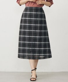 J.PRESS LADIES L 【洗える】シアーチェック スカート