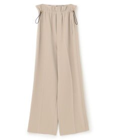 BEIGE， 【洗える・STORY 6月号掲載】RUE / ウエストゴムワイドストレートパンツ