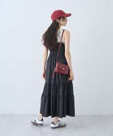 earth music&ecology ドロストシャーリングキャミワンピース