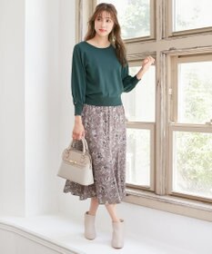 ANY SIS 【洗える】タックポイント ニット