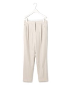 ICB 【洗える・WEB限定カラーあり】 ウールミルドサキソニー テーパードパンツ