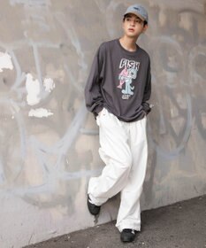 WEGO 【ユニセックス着用ITEM】アニマルキャラBIG　T（LS）