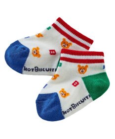 MIKI HOUSE HOT BISCUITS ワンポイント半袖Tシャツ＆ローカットソックスギフトセット【BOX付き】