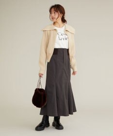 Feroux 【洗える・古畑星夏さん着用】フルジップ ニット