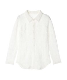 Green Parks AnriettMusee ふくれジャガードシャツ