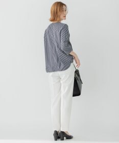 23区 L 【洗える】ストレッチツイル センタープレス パンツ