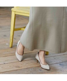 MODE ET JACOMO <carino>レースデザインパンプス