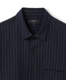 JOSEPH HOMME 【新素材】エアリッジストレッチ ポケット付レギュラーカラー半袖シャツ