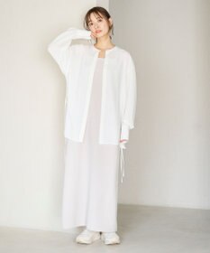 #Newans ルーズシルエットシアーシャツ